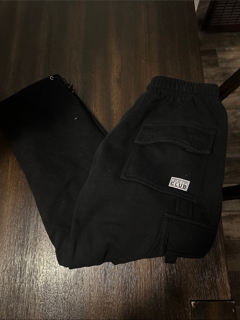 Pro Club Men’s Black Heavyweight Jogger SweatPants Size S